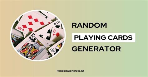 random card generator 52 deck